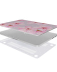 My Bouquet Laptop Case | Pink Floral MacBook Case Fully Covering the MacBook