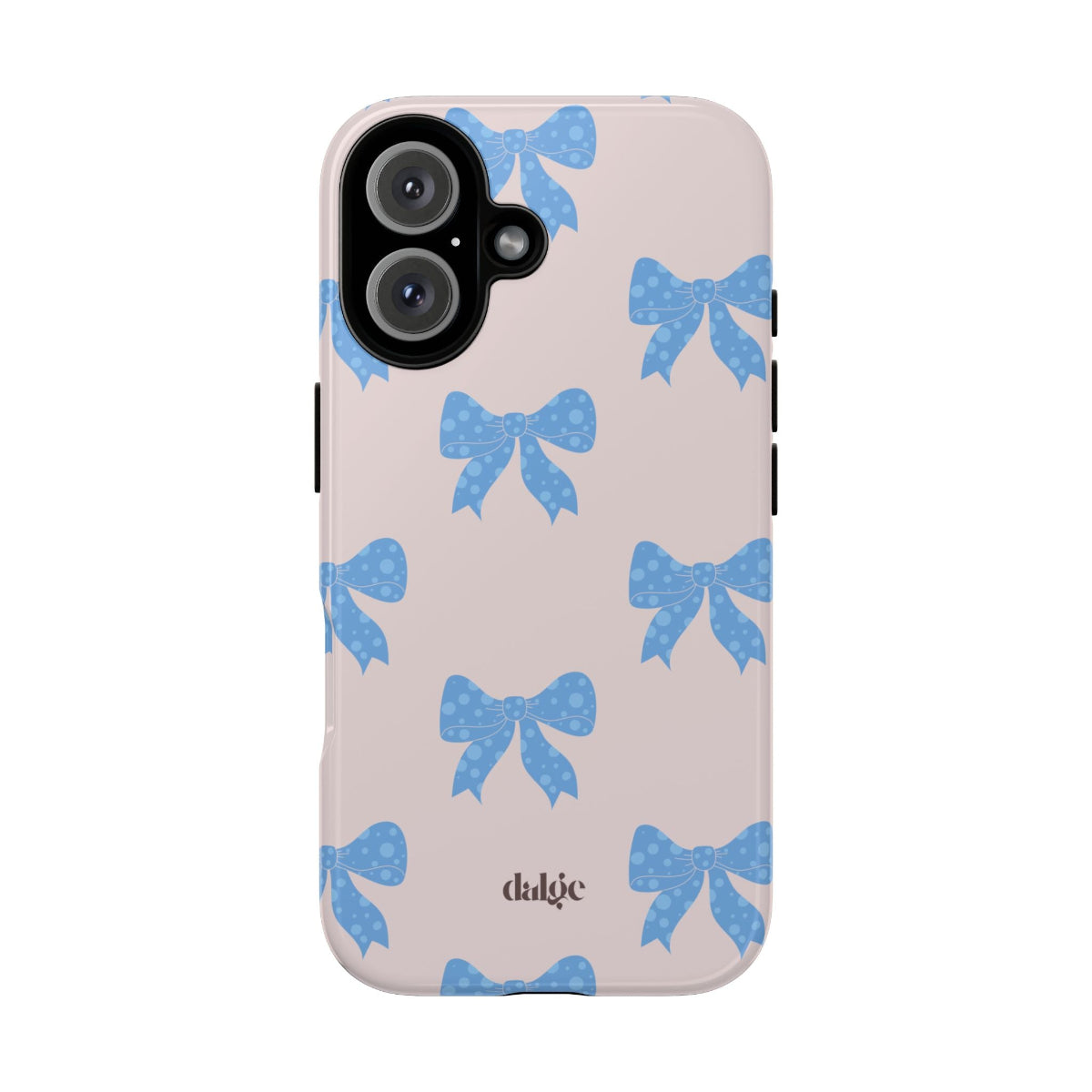 Shockproof Ballet Phone Case | Adage collection with delicate blue bows design