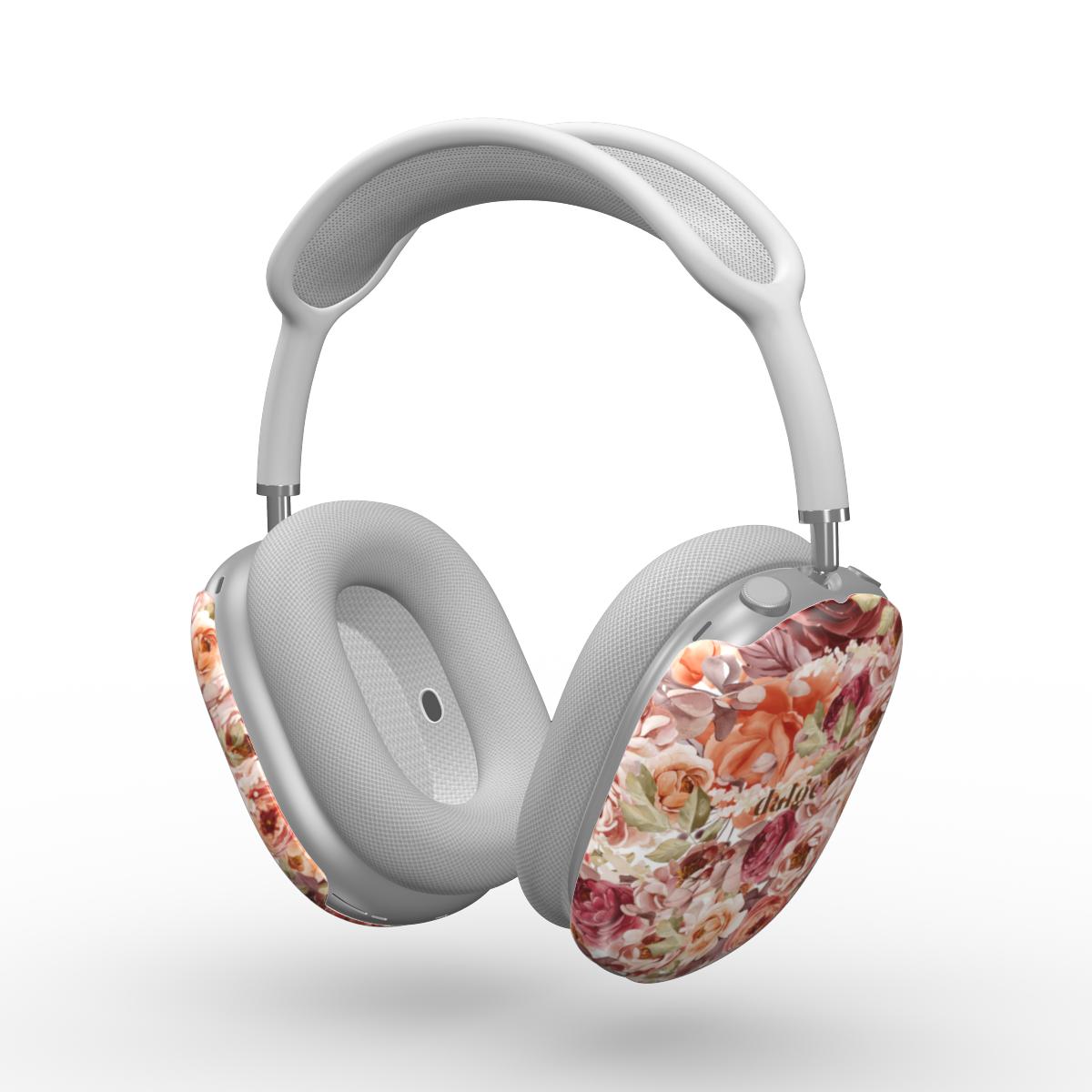 Fall Floral AirPods Max Cases featuring fall shades of flowers