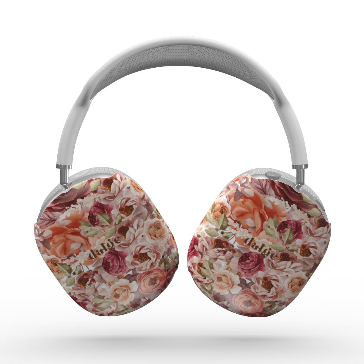 Fall Floral AirPods Max Cases featuring fall shades of flowers
