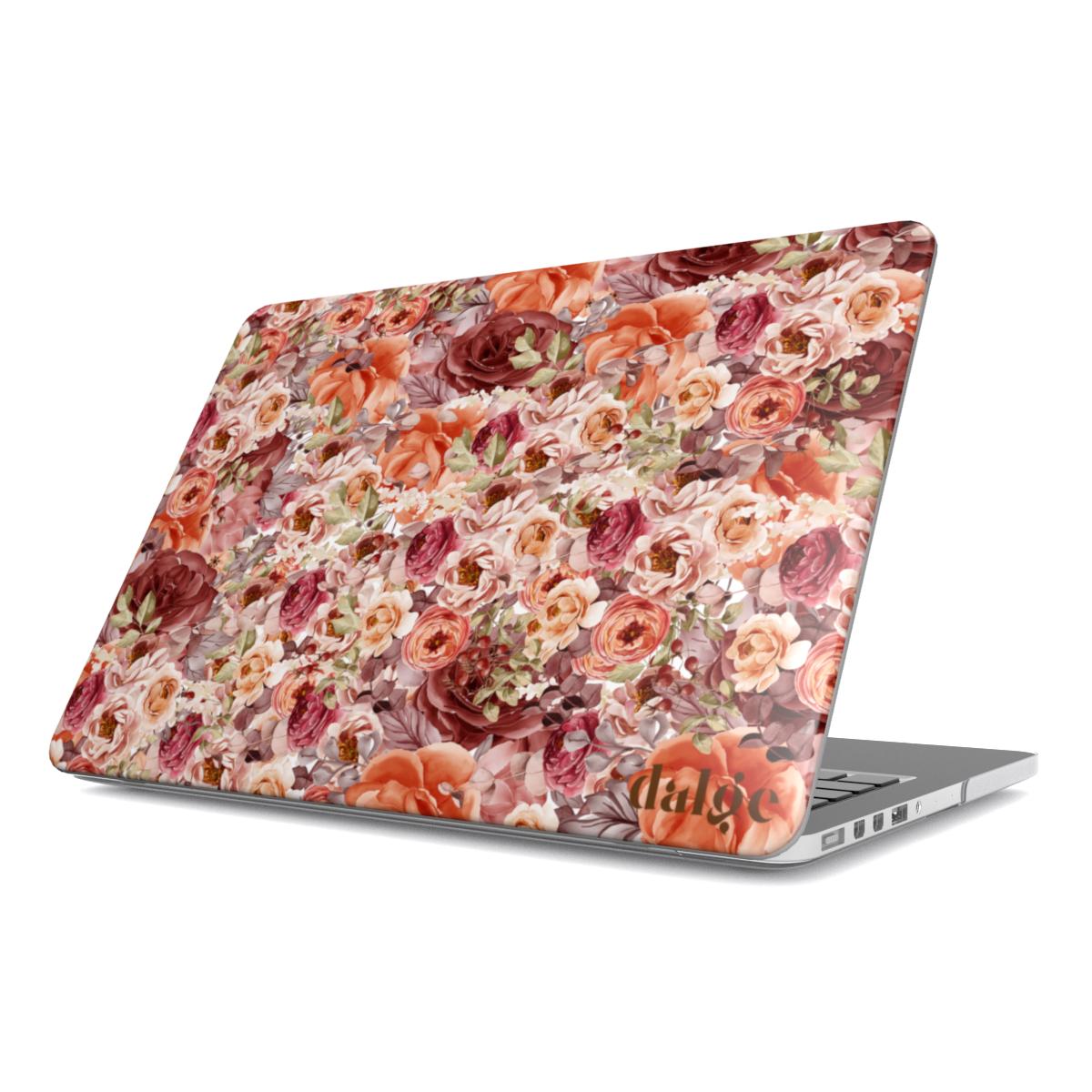 Fall Delight MacBook Case featuring fall shade floral design 