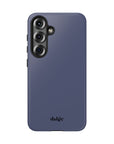 Durable Gray Blue Phone Cover | Dual-layer shockproof case with full connectivity access