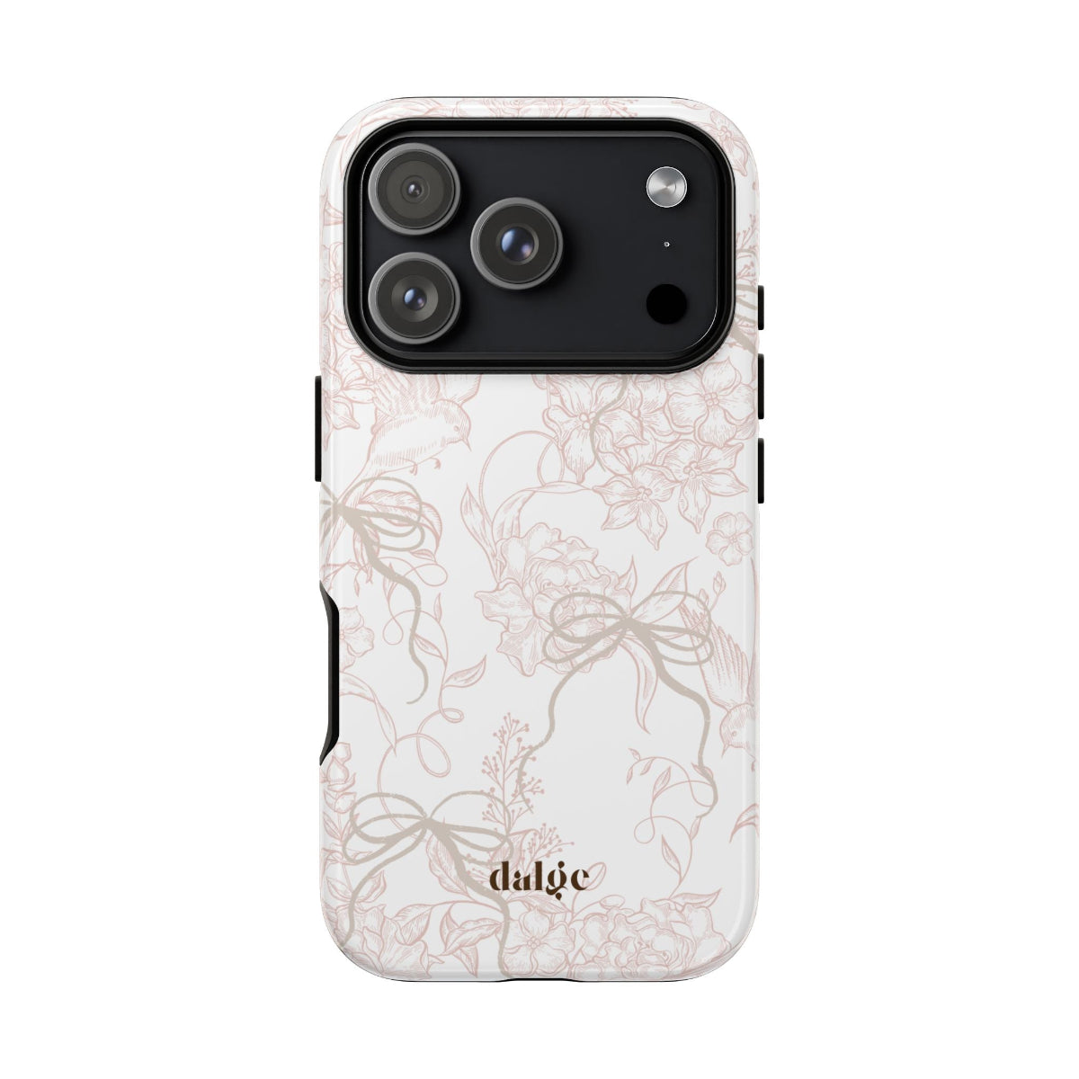 Pale Bouquet Tough Phone Case,A slim, protective phone case that dresses your device in a soft, vintage-inspired floral pattern. 
