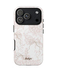 Pale Bouquet Tough Phone Case,A slim, protective phone case that dresses your device in a soft, vintage-inspired floral pattern. 