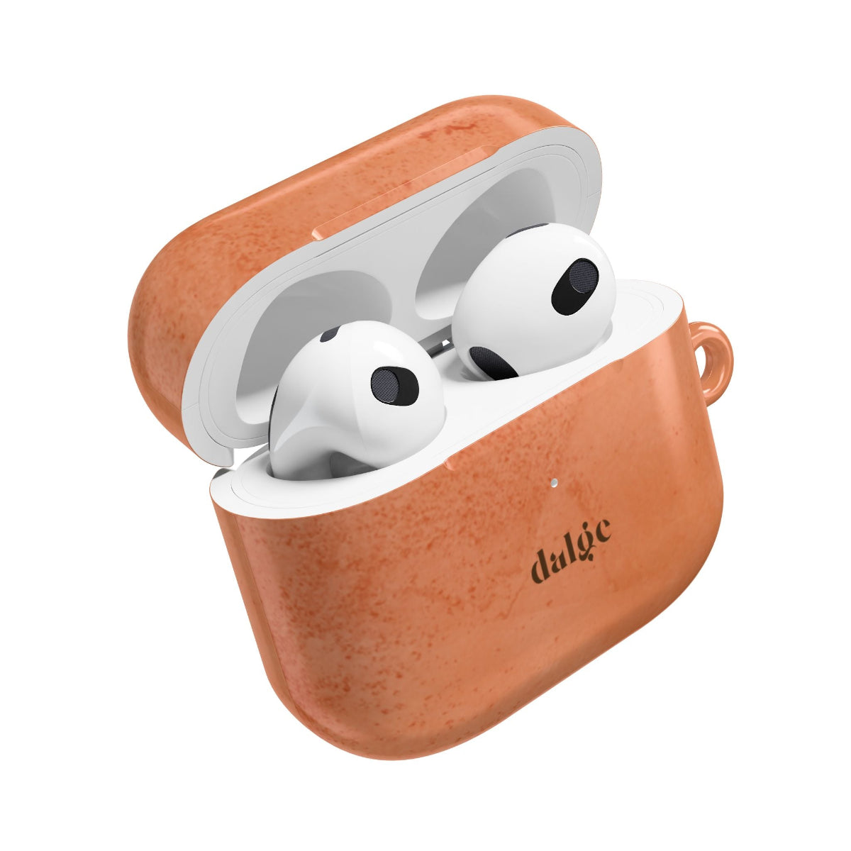 Trendy Pumpkin Pie AirPods Case with unique design and protective cover, ideal for stylish and secure earbud storage.
