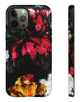 Dark Floral Tough phone Case Analise