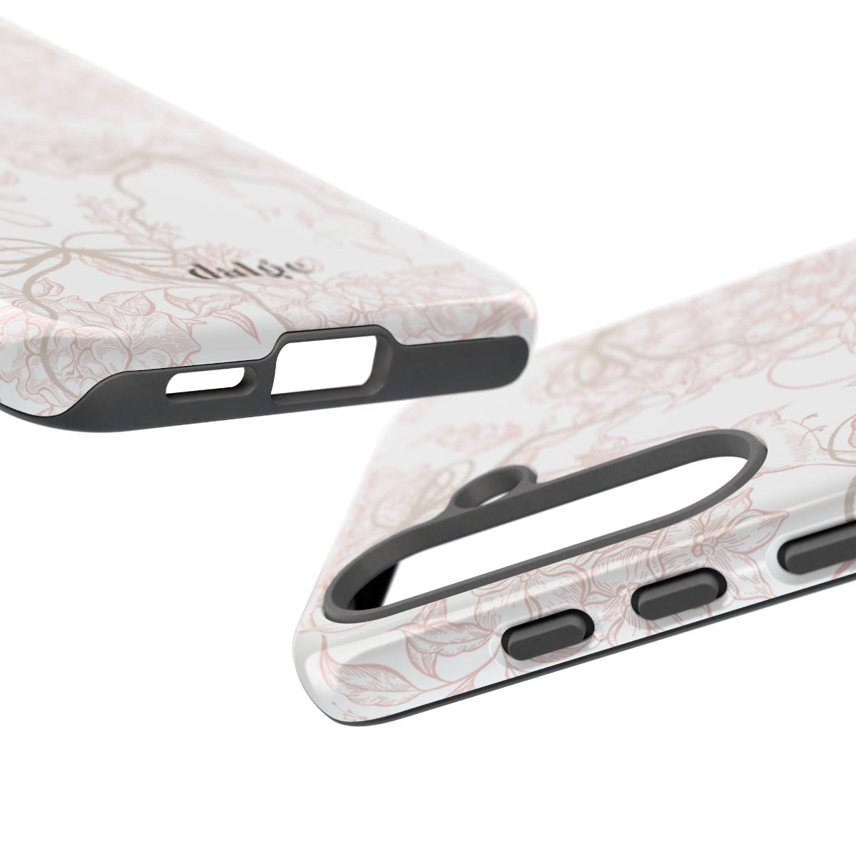 Pale Bouquet Tough Phone Case,A slim, protective phone case that dresses your device in a soft, vintage-inspired floral pattern. 