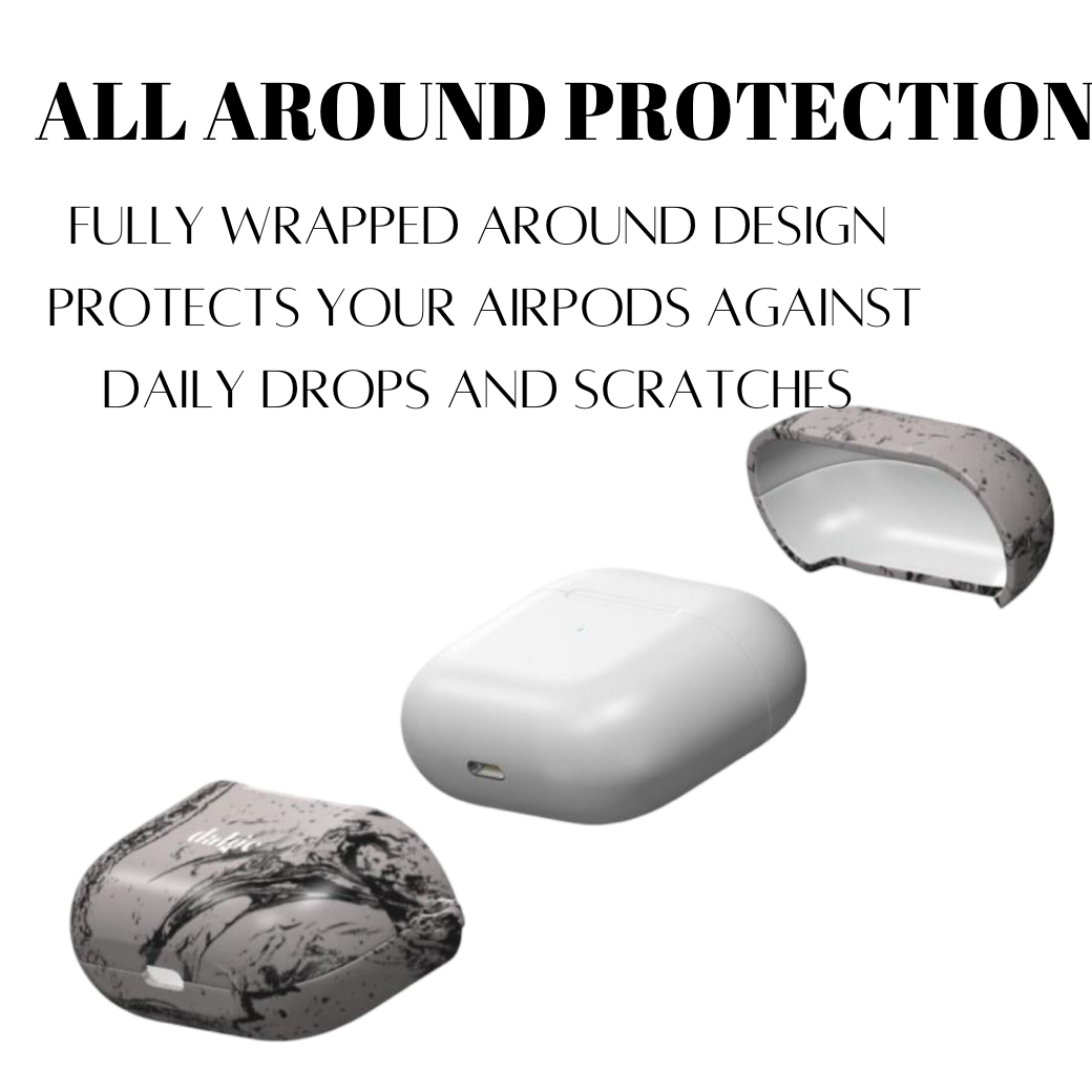 Marble Cake Earbuds Case Int.