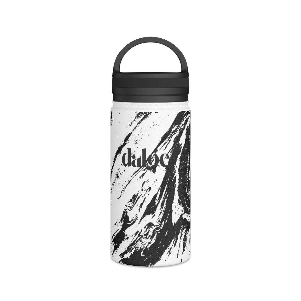 Abstract Splash Stainless Steel Water Bottle
