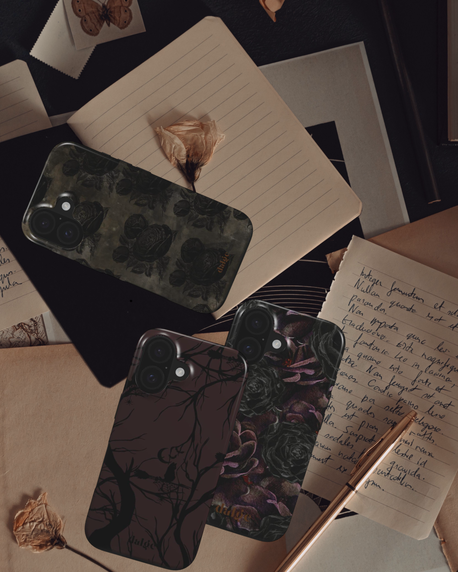 Wicked Series of phone cases and accessories featuring Halloween themed designs and aesthetic