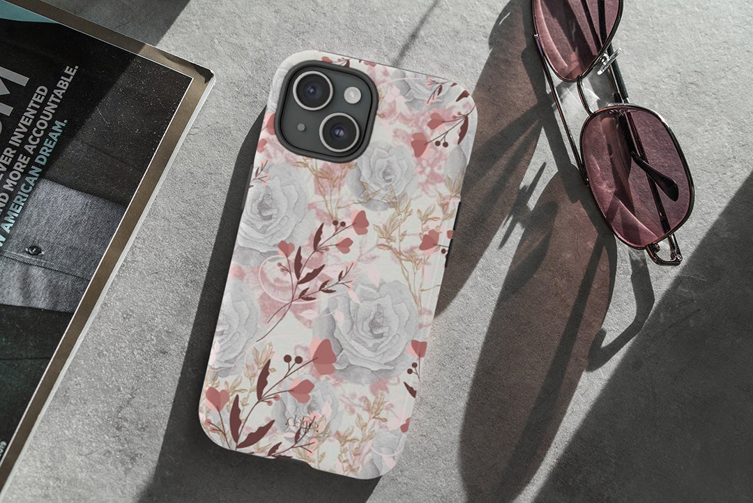 Shabby Chic Beige Tough Phone Case EU